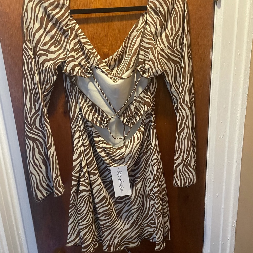 12th tribe zebra cheetah dress